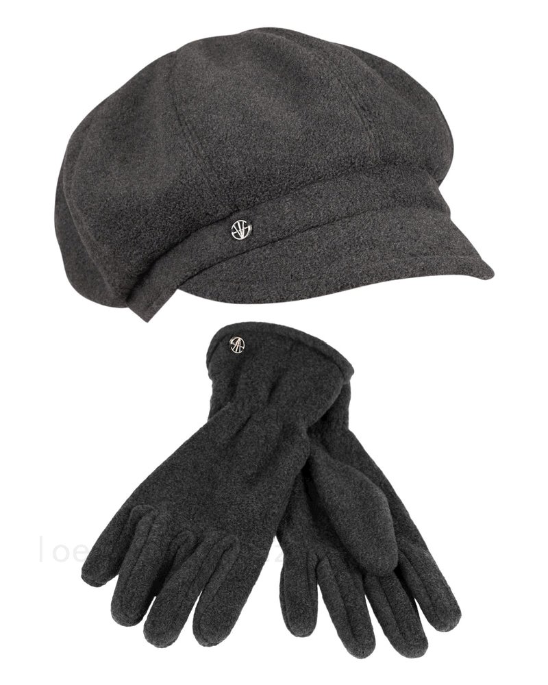 PolarSoft &#174; Schirmkappe + Handschuh - Anthrazit meliert Verkauf